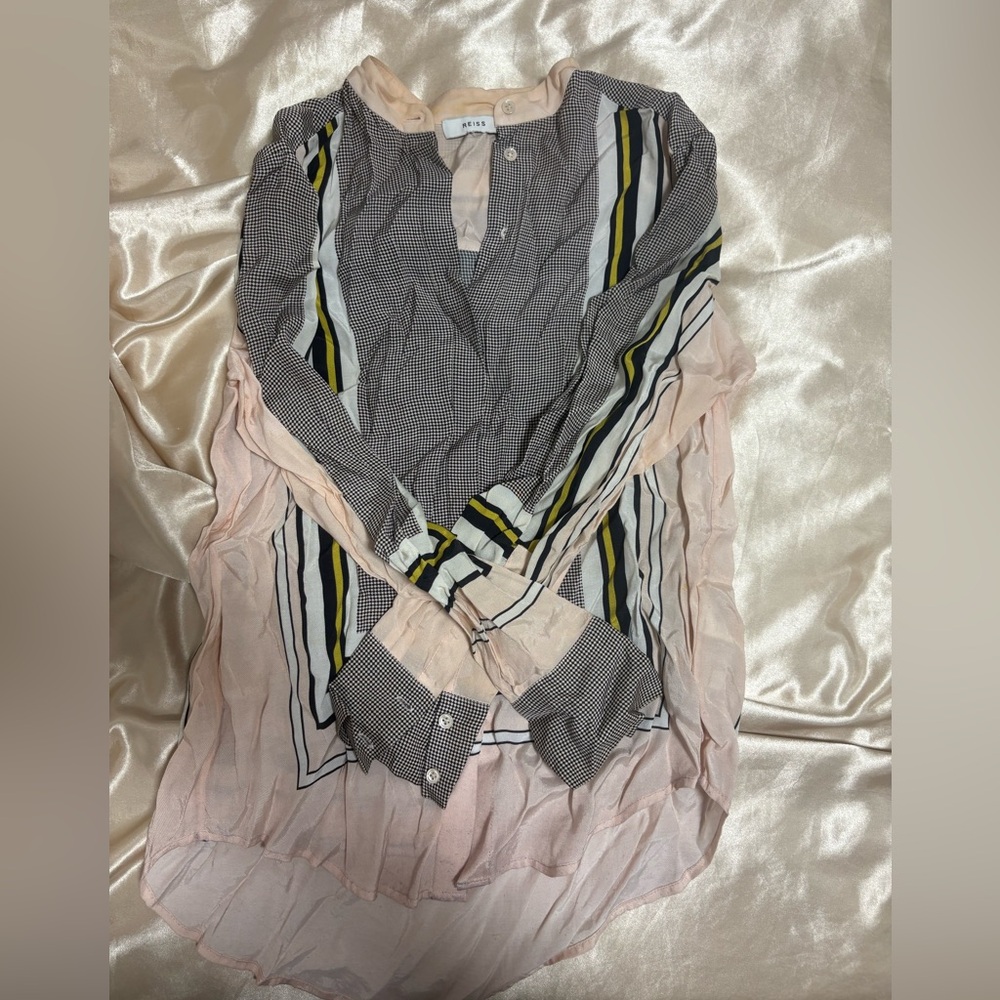 Reiss Multicolor Striped Blouse
